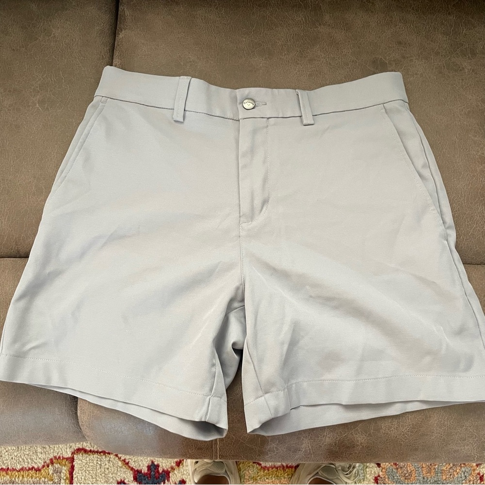 Callaway Gray Flat Front Shorts